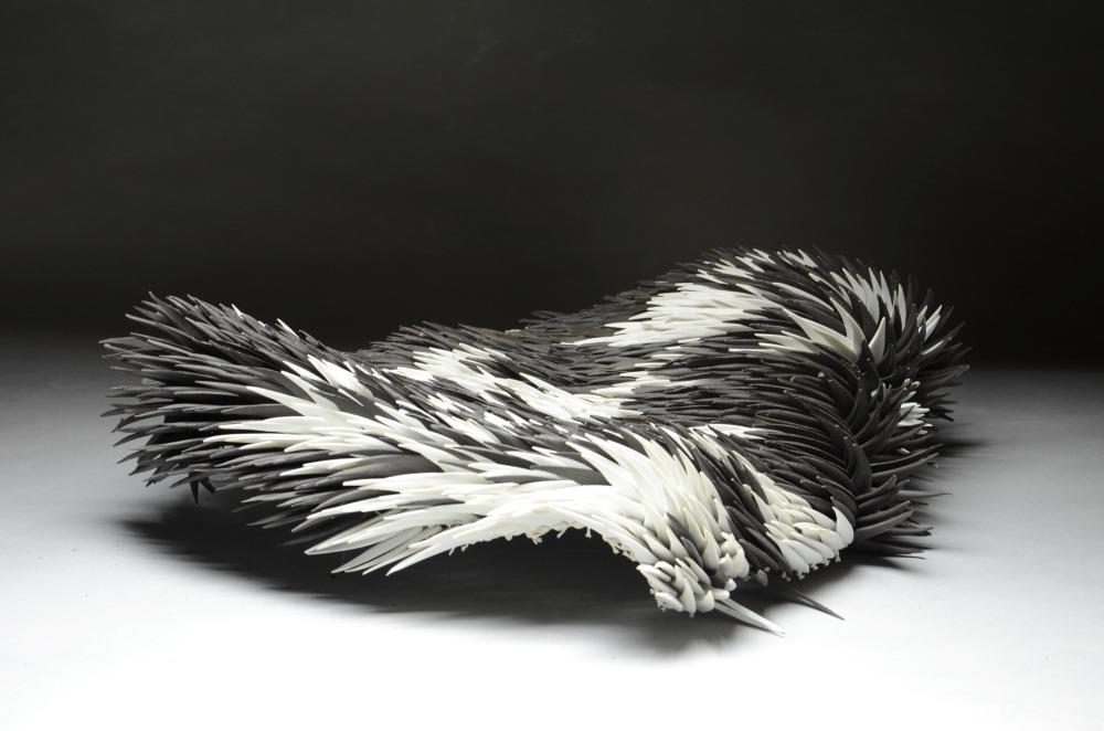 張耀昌　皮毛　2012　陶瓷　60×60×30cm