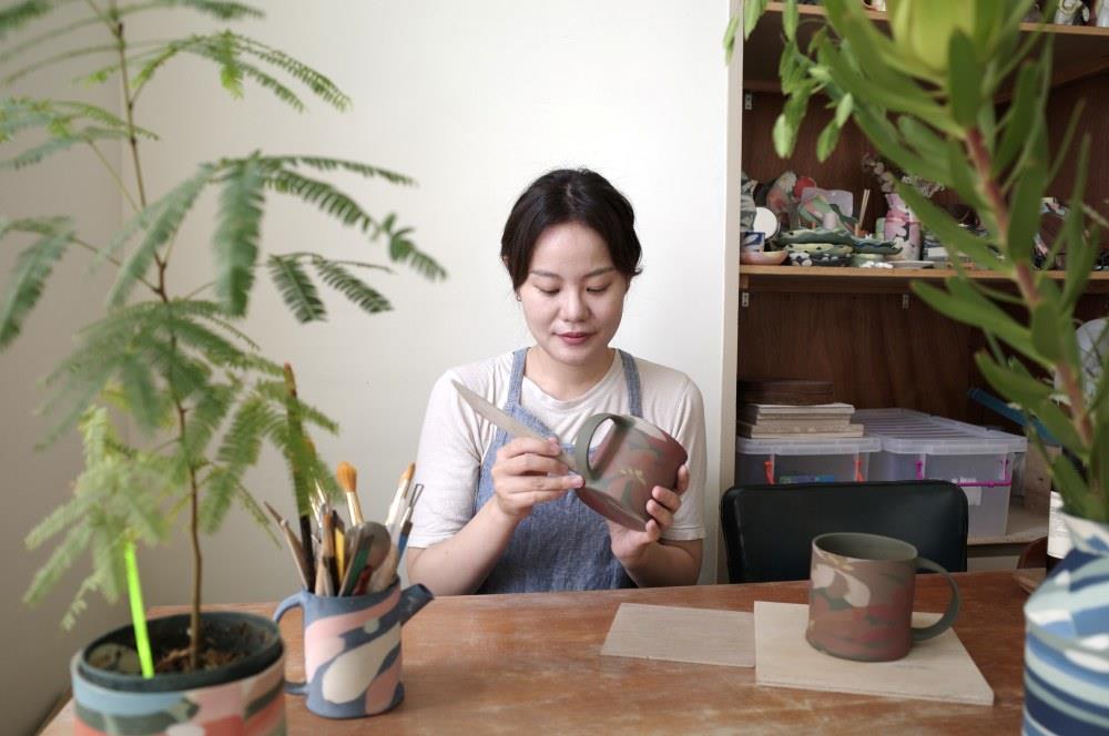 創作中的蔡佳瞳