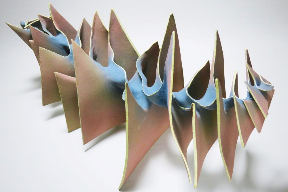 張耀昌　懸浮‧游移　2011　98×40×51cm　2020 屏東美展 首獎