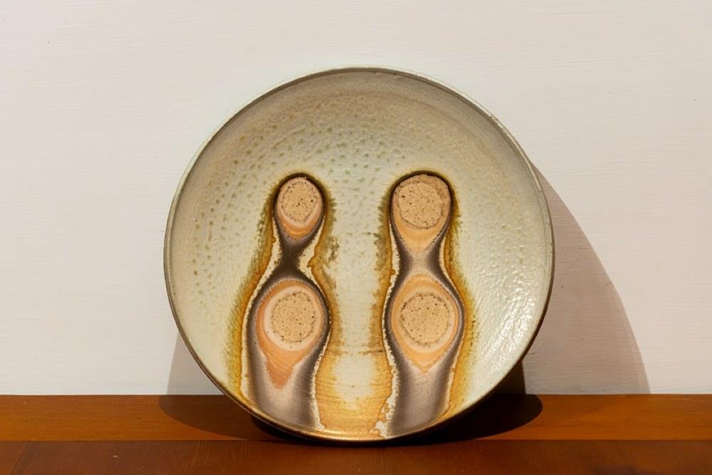 吳孟哲　大盤　2019　22.5x22.5x3cm（攝影／馬嘉伸）